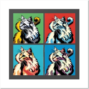 American Bobtail Pop Art - Cat Lovers Posters and Art